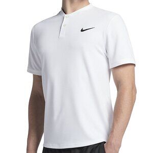 Nike Court Tennis Henley, White, Large